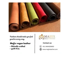 Vegan Leather Manufacturer Using Eco-Friendly Materials