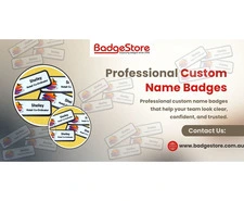 Custom Name Badges | Badge Store – Personalized Badges for Business