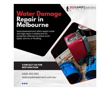 Expert Water Damage Repair in Melbourne | Redcarpetreatment