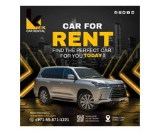 Lexus for Rent in Dubai | Premium Luxury Car Rental | Kwik Car
