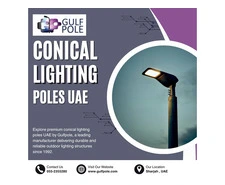 Conical Lighting Poles UAE | Gulfpole