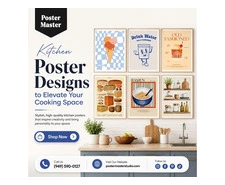 Kitchen Poster Designs to Elevate Your Cooking Space