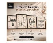Enhance Your Space with a Unique Patent Poster Wall Art Design