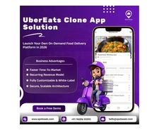 Launch Your Food Delivery App Like UberEats – Start in 7 Days