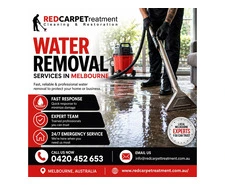 Water Removal Services in Melbourne | REDCARPETreatment