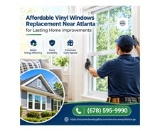 Affordable Vinyl Windows Replacement Near Atlanta for Lasting Home Improvements
