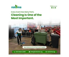 Natoma Professional Event Cleaning Service and Waste Disposal Singapore