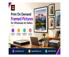 Print On Demand Framed Pictures for Wholesale Art Sellers